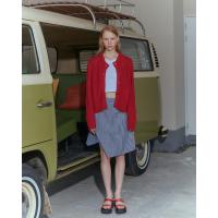 ราคา JELLYPLEASE PARIS skirt asymmetric stripe skirt (21993405726)