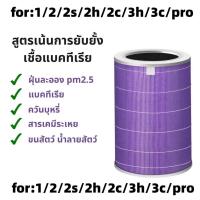 ราคา ราคาโปร มี RFID ไส้กรองอากาศ Xiaomi Pro1 2 2S 2H 3H 3C Pro ไส้กรองเครื่องฟอกอากาศ MI Air Purifier Filter ฟิลเตอร์ HEPA เกรดH13 แท้ แผ่นกรองอากาศ hepa carbon กันฝุ่น PM 2 5 ของแท้ (21517019865)