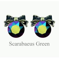 ราคา IMAGIE ต่างหูริบบิ้นผสมคริสตัลสีๆน่ารักๆ (21742268342)