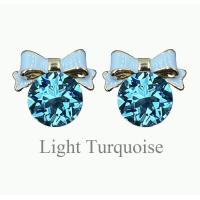 ราคา IMAGIE ต่างหูริบบิ้นผสมคริสตัลสีๆน่ารักๆ (21742268339)