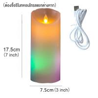 ราคา SS เทียนใส่ถ่าน led เทียนไฟฟ้า led เทียนไฟฟ้า เทียน led ชาร์จได้ สามารถควบคุมระยะไกลได้ เทียนไฟฟ้า พระ เทียนไฟฟ้า led (21345727833)