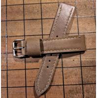 ราคา สายนาฬิกาหนังแท้ handmade สีน้ำตาลอานม้า ขนาด 18mm และ 20mm แถมฟรี สปริงสำรองและที่เปลี่ยนสาย (18209430719)