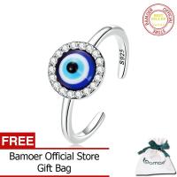 ราคา BAMOER แหวนเงินแท้925แบบปรับได้สำหรับผู้หญิงแหวนวงออกแบบดั้งเดิมเครื่องประดับ Fine ของขวัญแต่งงาน BSR254 (13981324953)