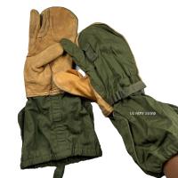 ราคา ถุงมือวินเทจ ถุงมือทริกเกอร์ Vintage M1951 Mitten Shells Leather With Trigger Finger Olive Green ถุงมือUS งานเก่า มีของพร้อมส่ง (22089639509)