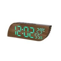 ราคา Digital Alarm Clock USB Power Supply Battery Operated LED Digital Clock Temperature Humidity Detect Clock For Bedside Desk (21276936303)