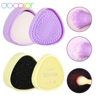 ราคา Docolor ชุดน้ำยาทำความสะอาดแปรงสำหรับแต่งหน้าสบู่ก้อนแข็งน้ำยาทำความสะอาดพร้อมฟองน้ำกำจัดสีแปรงแผ่นทำความสะอาดแปรงแชมพูสำหรับทำความสะอาดฟองน้ำแต่งหน้าแปรง แปรงทำความสะอาด2ชิ้น ชุด (21788316884)