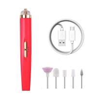 ราคา เครื่องตะไบเล็บไฟฟ้า หัวตะไบเปลี่ยนได้ 5 หัว อุปกรณ์ตกแต่งเล็บ ตะไบเล็บไฟฟ้า ที่ตะไบเล็บ เครื่องเจียรเล็บขนาดเล็ก (21599915175)