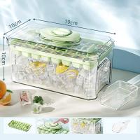 ราคา กล่องน้ำแข็ง ถาดน้ำแข็ง Ice cube tray 32 64 ช่อง ที่ทำน้ำแข็ง มีฝาปิด กล่องทำน้ำแข็งพร้อมฝาปิด 1 ชั้น 2 ชั้น Ice Box แม่พิมพ์น้ำแข็ง ถาดรองน้ำแข็ง ฟรีที่ตักน้ำแข็ง (22033541688)