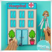 ราคา บทบาทคุณหมอ ตุ๊กตา ตุ๊กตากระดาษ บ้านตุ๊กตากระดาษ แต่งตัวตุ๊กตา เสื้อผ้าตุ๊กตากระดาษ บทบาทสมมุติ ของเล่น แฮนด์เมด DIY ไร้เสียง สติกเกอร์ของเล่นเสริมพัฒนาการเสริมจินตนาการเด็ก ๆ (21852537879)