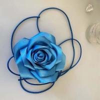 ราคา DREVER ดอกไม้ประดับดอกไม้ กุหลาบโชคเกอร์เข็มขัด ห่วงโซ่เอว ผ้าซาตินซาติน วินเทจ โซ่ร่างกาย สาวๆ (19881855141)