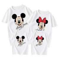 ราคา เสื้อยืดเข้าชุดครอบครัวเสื้อมินนี่มิกกี้เมาส์สีขาวสีแดงพ่อและเด็กเสื้อยืดดิสนีย์เสื้อยืดเสื้อยืดถ่ายภาพครอบครัว 100cm 150cm (21385486489)