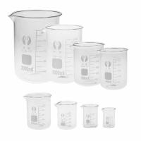 ราคา 1Pcs 5ML 3000ML เคมีห้องปฏิบัติการเครื่องแก้ว Beaker Beaker Borosilicate Measuring (16135329007)