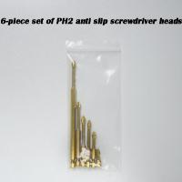 ราคา 6Pcs S3 Anti slip titanium plated impact resistant and strong magnetic cross screwdriver set (22093424542)