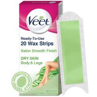 ราคา Veet Wax Strips วีท แว็กซ์สตริปส์ แผ่นแว็กซ์ขจัดขน บรรจุ 8 แผ่น 20 แผ่น (17811607047)