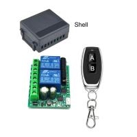 ราคา DC 12V 10A 2 Channel Relay Receiver RF Wireless Remote Control Switch 433MHz Universal Garage Door Motor Controller Bottle Opener (21875001595)
