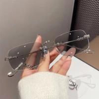 ราคา แว่นตากันสีฟ้า photochromic แว่นตาไร้กรอบเลนส์แบนแว่นตาระเบิดสำหรับผู้ชาย (21996137913)