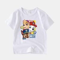 ราคา เด็กน่ารักแขนสั้น พร้อมส่ง เสื้อยืดแขนสั้นลําลอง คอกลม ผ้าฝ้าย ลายการ์ตูน Paw Patrol 8 สี สําหรับเด็ก AA001 (21665127444)