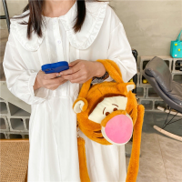 ราคา กระเป๋าถือ กระเป๋าสะพายไหล่ ลายการ์ตูนหมีพูห์น่ารัก สีเหลือง ความจุขนาดใหญ่ (22057705995)