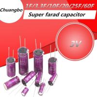 ราคา 3 0V CDA 3V Farad capacitors 1F 2F 3 3F 5F 7F 10F 15F 18F 20F 25F 30F 50F 60F 100F 120F Super Capacitor (19701314052)