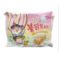 ราคา samyang 불닭볶음면 มาม่าเกาหลี ซัมยัง มาม่าไก่เผ็ด รสชีส คาโบนาร่า โรเซ่ นางาซากิจัมปง 1pcs1ซอง hot chicken carbonara k rose (19615707855)