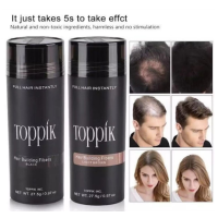 ราคา ส่งยี่ห้อ Toppik เท่านั้น เกรดพรีเมี่ยม ผงโรยหัว ไฟเบอร์ ปิดผมบาง Toppik hair building fiber 27 5g Black (22018125828)