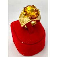 ราคา แหวนทอง 18K พลอยบุษราคัมสีเหลือง ช่วยเสริมบารมี โชคลาภ วาสนา (21540310814)