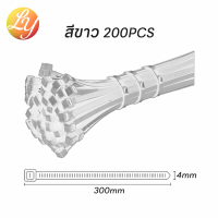 ราคา พร้อมส่ง หนวดกุ้งคุณภาพ อินฟินิทเคเบิ้ลไทร์เกรดส่งออก ขาว ดำ Cable tie หนวดกุ้ง สายรัดพลาสติก (21152058322)