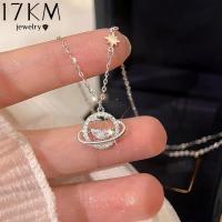 ราคา สร้อยคอเพชรรูปดาวแบบเรียบ17กมสำหรับผู้หญิงสร้อยคอสร้อยคอโช้คเกอร์คริสตัลเครื่องประดับ (21835797919)