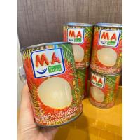 ราคา พร้อมส่ง เงาะกระป๋องในน้ำเชื่อม ตรา MA 1 ชิ้น Rambutan in syrup (22016299084)