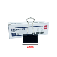 ราคา DELI BINDER CLIPS คลิปดำหนีบกระดาษ ขนาด 15 51mm ใช้หนีบกระดาษเอกสารต่างๆ สะดวกในการรวบรวม บรรจุ 12 ชิ้น (21352500847)