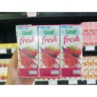 ราคา UNIF ยูนีฟ น้ำผักผลไม้รวม 180 มล แพ็ค 3 กล่อง ชมพูมิกซ์เบอร์รี่ 0290 (15202161138)