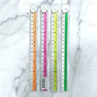 ราคา ไม้บรรทัดอลูมิเนียม ไม้บรรทัด มีแถบสี ขนาด 8 นิ้ว 12 นิ้ว สุ่มสี (9957733375)