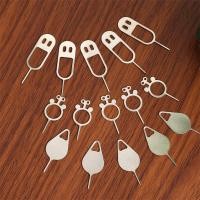 ราคา Smile Face Sim Card Tray Ejector Eject Pin Key Removal Tool Compatible with IPhone IPad Samsung Galaxy Huawei Xiaomi Tablets Sim Card Accessories (22092825255)