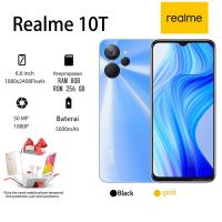 ราคา realme 10T 5G Ram 8GB Rom 256GB เครื่องใหม่ของเเท้100 ได้ จอ6 6 หน้าจอใหญ (22034468799)
