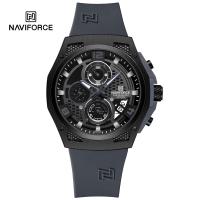 ราคา NAVIFORCE นาฬิกาข้อมือซิลิโคนกันน้ำสำหรับผู้ชายนาฬิกาสปอร์ตลำลองโครโนกราฟนาฬิกาบอกวันที่กลางแจ้งพร้อมด้วยเรืองแสงแฟชั่นของแท้ (21844480868)