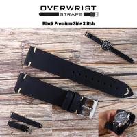 ราคา สายหนังวัวรุ่น Premium Side Stitch Leather Straps (22105258411)