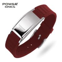 ราคา FDA Registration Power Ionics Antifatigue ซิลิโคนไทเทเนียมไอออน Balance ทัวร์มาลีเจอร์เมเนียม Charms สร้อยข้อมือสายรัดข้อมือกำไลข้อมือฟรีตัวอักษร (7426660576)