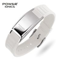 ราคา FDA Registration Power Ionics Antifatigue ซิลิโคนไทเทเนียมไอออน Balance ทัวร์มาลีเจอร์เมเนียม Charms สร้อยข้อมือสายรัดข้อมือกำไลข้อมือฟรีตัวอักษร (7426660575)