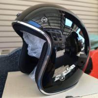 ราคา หมวกกันน็อคคลาสสิค วินเทจ LX450 ดำเงาคิ้วเงิน ถอดซัก เลือกไซส์ได้ (22014840362)