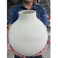 ราคา แจกันจัดดอกไม้ สีขาว จัมโบ้ ขนาด 30x30cm แจกันเซรามิค แจกันขนาดสูง รหัส cccxx (21926353423)