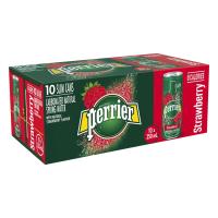 ราคา Perrier Strawberry Can 250ml 10 กระป๋อง เปอริเอ้น้ำแร่ธรรมชาติชนิดมีฟองแบบกระป๋อง 250 มล (9812032772)
