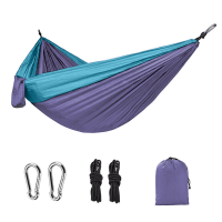 ราคา ลดราคา เปลสนาม เปลแค้มปิ้งพร้อมมุ้งกันยุง Camping Hammock สำหรับตั้งแคมป์ เปลนอน เปลญวน เปลนอนผู้ใหญ่ (21428834697)