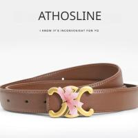 ราคา เข็มขัดสำหรับผู้หญิงเข็มขัดหัวเข็มขัดหนังแท้ไซส์ใหญ่พิเศษขนาด2 5ซม เข็มขัดเข็มขัดสีดำเครื่องประดับแฟชั่นของขวัญวันเกิดครบรอบ (21622372270)