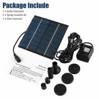 ราคา ส่งจากไทย Solar Pump น้ำพุโซล่าเซลล์ ปั๊มน้ำพุ น้ำพุพลังงานแสงอาทิตย์ น้ำพุโซล่าเซลล์ ตกแต่งสวน Fountain Solar WATER (21931717675)