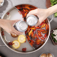 ราคา หม้อชาบู 2 ช่อง ใช้ได้กับเตาหลายประเภท เตาเเก๊ส เตาถ่าน เตาเเม่เหล็กไฟฟ้า (21817260165)