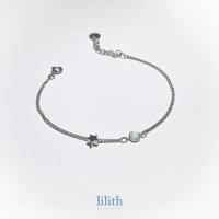 ราคา Lilith Opal star charm bracelet สร้อยข้อมือ โอปอล จี้ดาว หินนำโชค (21837340781)