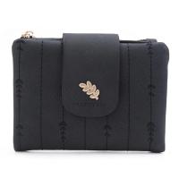 ราคา กระเป๋าเหรียญขนาดเล็กมีซิปกระเป๋าสตางค์ใบสั้นกระเป๋าเงินของผู้หญิงพิมพ์ลายดอกไม้ใหม่ (21586259601)