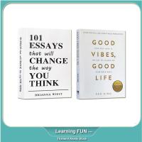 ราคา หนังสือภาษาอังกฤษ หนังสือ English Book ใช้คลื่นพลังบวกดึงดูดพลังสุข 2 Books 101 Essays That Will Change The Way You Think Good Vibes Good Life How Self Love Is The Key To Unlocking Your Greatness Self
