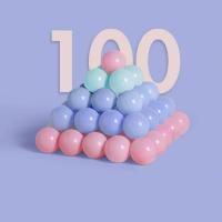 ราคา ส่งจากไทย ลูกบอลพลาสติก 100 50 10 ลูก ลูกบอลพลาสติกหลากสี ลูกบอลสำหรับบ่อบอลว่ายน้ำของเล่นสำหรับเด็ก Plastic ball (21637748482)