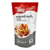 ราคา เอโร่ ท็อปปิ้ง สตรอว์เบอร์รี 1 2 กิโลกรัม aro Strawberry Topping 1 2 kg (18817674640)